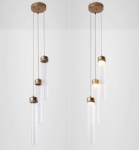 Ripple Drop Tube LED Pendant & Chandelier Light-Letifly Lights and Decor