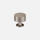 Ripple Texture Solid Brass Knob Luxury drawer and door handle silver