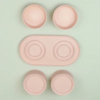 Roman Classic Elevated Double Pet Feeding Bowls-Letifly Lights and Decor