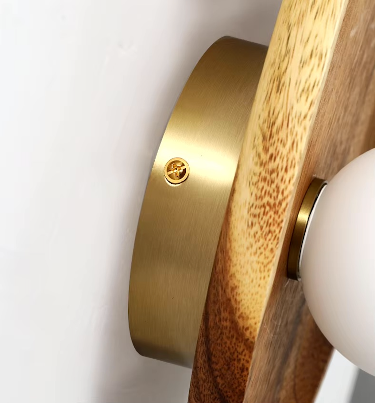 Rustic Glow Wooden Wall Sconce-Letifly Lights and Decor