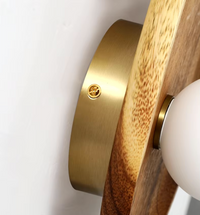 Rustic Glow Wooden Wall Sconce-Letifly Lights and Decor