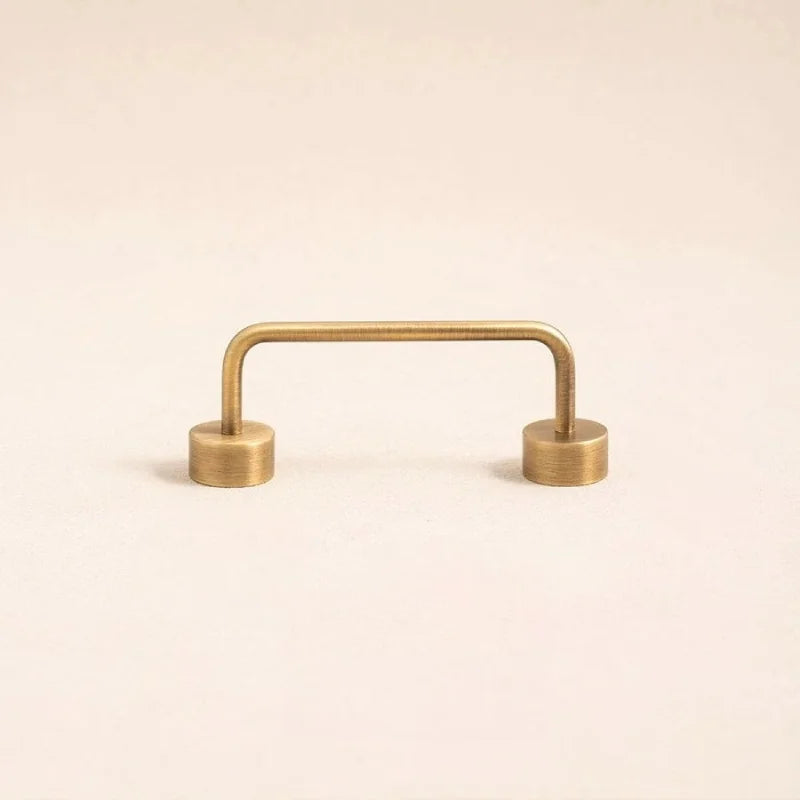 Antique Brass Furniture Handles with Backplate Wardrobe Kitchen Cupboard Cloakroom Bedside Cabinet Handle Bedroom Accessories-Letifly Lights and Decor