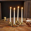 Serpentine Ceramic Candelabra
