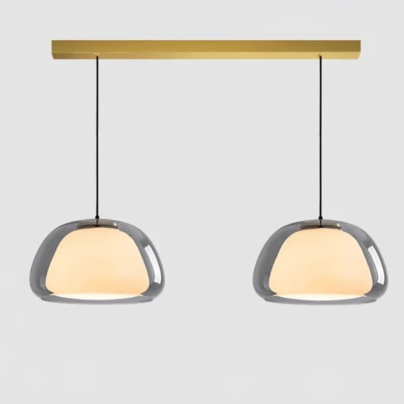 Danish Jelly Glass Lustre Pendant Lights Modern Simple Bedroom Bedside Hanging Lamp Living Room Glass Dining Room Home Decor-Letifly Lights and Decor