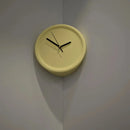Ins Quiet Wall Clock 8inch Non-Ticking Punch-Free Corner Wall Clock Wall Decor Bedroom Technology Luxury Art Home Decoration-Letifly Lights and Decor