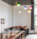 Modern Creative Colored Glass Ball LED Chandelier Restaurant Living Room Bedroom Hotel Art Pendant Lamp Home Decor Light Fixture-Letifly Lights and Decor