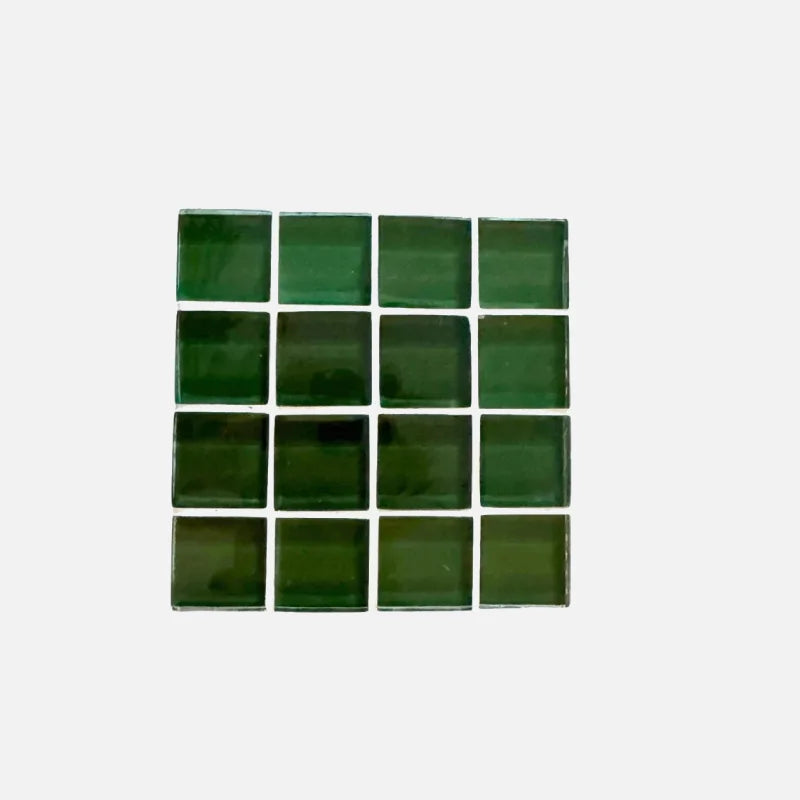 Glass Tile Coaster Drink Mosaic Coaster Square Coaster Colorful Home Decor Housewarming Gift Birthday Gifts-Letifly Lights and Decor