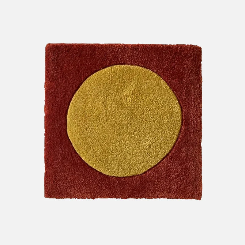 Handmade Colorful Tufting Seat Cushion Soft Square Chair Sofa Pad Hanging Wall Decoration Tapestry Home Office Warm Decor-Letifly Lights and Decor
