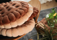 INS Cookie Biscuit Cushion Soft Cute Throw Pillow Square Circle Thicken Seat Decorative Flooring for Living Room Household Chair-Letifly Lights and Decor