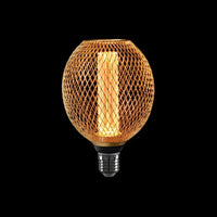 Nordic Simple Wrought Iron Mesh Cover Lamp Metal Cage Dining Bar Counter Light Luxury RN Light Pillar E27 Home Room Decor Indoor-Letifly Lights and Decor