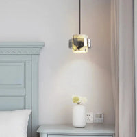 High-end Marble Pendant Lamp Natural Stone Bedroom Bedside Modern LED Luxury Chandelier Living Room Home Decor Hanging Lights-Letifly Lights and Decor