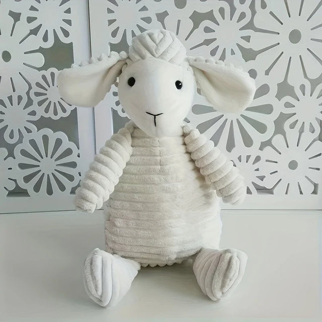 Plush Squeaky Sheep Dog Toy – Soft Chew Toy for Small & Medium Dogs