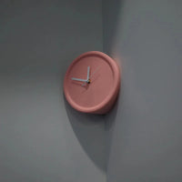 Ins Quiet Wall Clock 8inch Non-Ticking Punch-Free Corner Wall Clock Wall Decor Bedroom Technology Luxury Art Home Decoration-Letifly Lights and Decor
