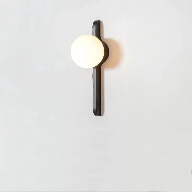Moonlight Creative Wall Lights Walnut Wood Wabi-sabi Modern Sconce Lamps Home Decor Living Dining Room Bedroom Study Corridor-Letifly Lights and Decor