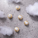 Luxury Natural Stone + brass Knobs Cabinet Knob Handle Dresser Knobs Drawer Pulls Elegant Green Furniture Hardware-Letifly Lights and Decor