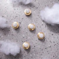 Luxury Natural Stone + brass Knobs Cabinet Knob Handle Dresser Knobs Drawer Pulls Elegant Green Furniture Hardware-Letifly Lights and Decor