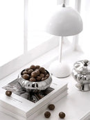 Radiance Ribbed Bowl Polished stainless steel ribbed bowl modern reflective noodle rice bowl