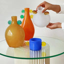 Color Gradient Glass Vase