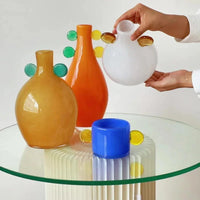 Color Gradient Glass Vase