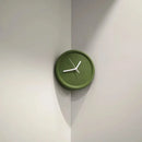 Ins Quiet Wall Clock 8inch Non-Ticking Punch-Free Corner Wall Clock Wall Decor Bedroom Technology Luxury Art Home Decoration-Letifly Lights and Decor