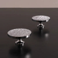 Solid Brass Cabinet Handle Round Kitchen Cabinet Pull High-end Luxury Wardrobe Chrome Silver Pulls Furniture Drawer Knob-Letifly Lights and Decor