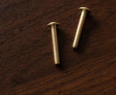 Letifly Lights & Decor - Clover Brass Cabinet Knob - Four-lobed clover-shaped brass cabinet knob with polished metallic finish