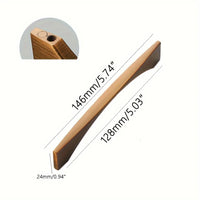 1pc Modern Nordic Simple Style Zinc Alloy Cabinet Handles And Knobs Brushed Bronze Finish Furniture Hardware Cupboard Door Pulls-Letifly Lights and Decor