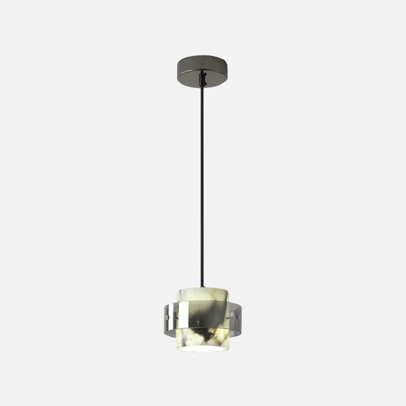 High-end Marble Pendant Lamp Natural Stone Bedroom Bedside Modern LED Luxury Chandelier Living Room Home Decor Hanging Lights-Letifly Lights and Decor