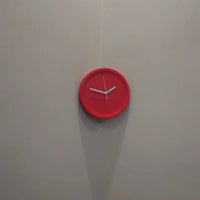 Ins Quiet Wall Clock 8inch Non-Ticking Punch-Free Corner Wall Clock Wall Decor Bedroom Technology Luxury Art Home Decoration-Letifly Lights and Decor