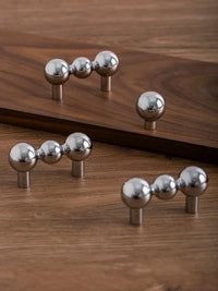 Furniture Handles Bedroom Brass French Silver Wardrobe Door Handle Cabinet Door Shoe Cabinet Drawer Kitchen Brass Small Handles-Letifly Lights and Decor