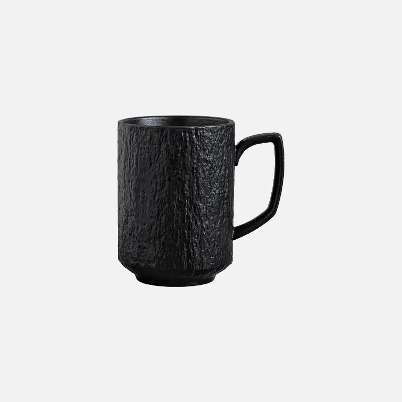 Simple ceramic mug frosted home couple cup office restaurant coffee cup Tea cup large capacity retro Mug-Letifly Lights and Decor
