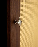 Letifly Lights & Decor - Nova Cabinet Pull - Solid Brass Cabinet Handle Polished Titanium Silver Star Pull Hardware