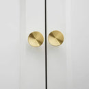Letifly Lights & Decor - Soren Disc Cabinet Knob - Solid brass round cabinet knob with disc-shaped face in multiple finishes