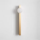 New Light Luxury Cabinet Door Handle High End Brass Wardrobe Handle Natural Crystal Ball Shoe Cabinet Drawer Long Handle-Letifly Lights and Decor