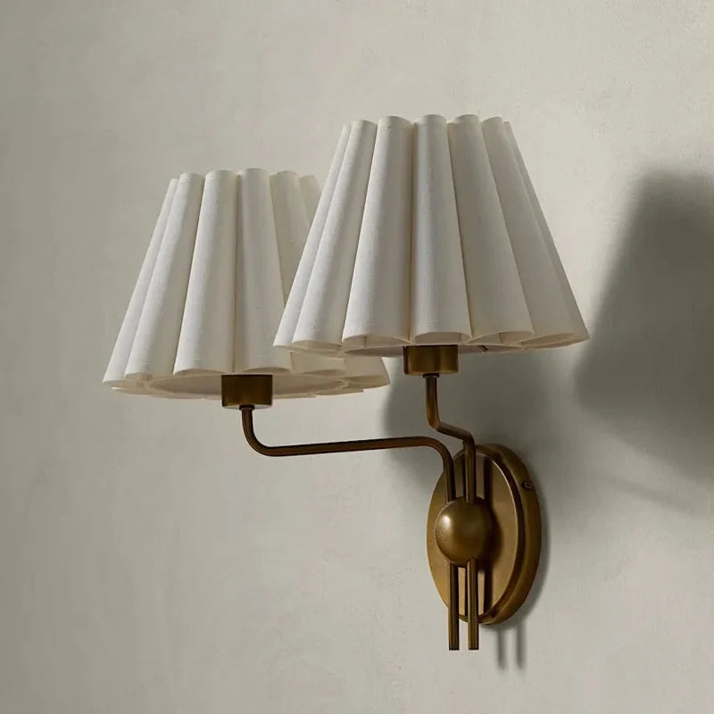 American Retro Medieval Wall Lamp LED E14 Minimalist Designer Wall Mounted Bedroom Bedside Living Room Aisle Background Corridor-Letifly Lights and Decor