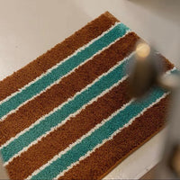 Nordic Tufting Stripe Bathroom Mat Tufted Bathmat Soft Geomrtic Rug Pad Living Room Carpet Anti-slip Hallway Home Room Decor-Letifly Lights and Decor
