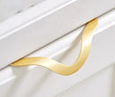 Brass Invisible Gold Handle Cabinet Door Knob Handle Desk Drawer Pulls Modern Knobs Furniture Hardware Kitchen Accessories-Letifly Lights and Decor