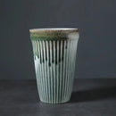 Ceramic Coffee Cup Vertical Stripe Mug