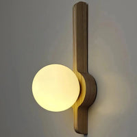 Moonlight Creative Wall Lights Walnut Wood Wabi-sabi Modern Sconce Lamps Home Decor Living Dining Room Bedroom Study Corridor-Letifly Lights and Decor
