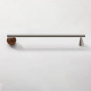 Furniture Hardware Nordic Art Handle/walnut Wood+Brass Handles and Knobs Drawer Pulls Kitchen Cabinet Knobs-Letifly Lights and Decor