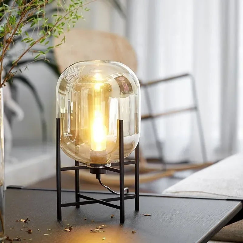 Pulpo Glass Table and Floor Lamp-Letifly Lights and Decor
