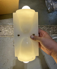 Modern Wall Sconce Curved Design LED Light Single Double Head Ambient Lighting