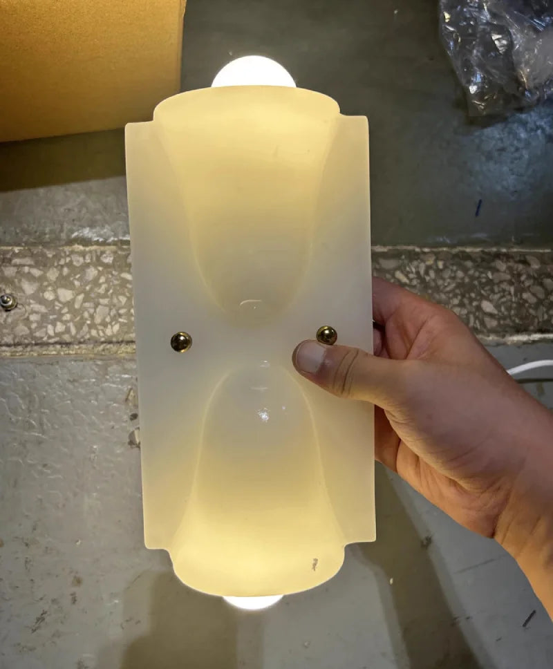 Modern Wall Sconce Curved Design LED Light Single Double Head Ambient Lighting