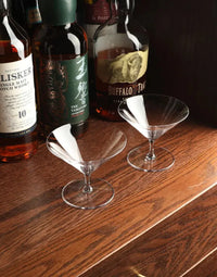 Kimura Ultra-Thin Martini Glass Crystal Glass Japanese-Style Cocktail Glass Vintage Shallow Snow Cup-Letifly Lights and Decor