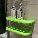 Dopamine Bathroom Storage Shelf Drainable Free Punch Wall Hanging Storage Rack Sturdy High Quality Toiletries Organizer Home-Letifly Lights and Decor
