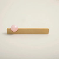 New Light Luxury Cabinet Door Handle High End Brass Wardrobe Handle Natural Crystal Ball Shoe Cabinet Drawer Long Handle-Letifly Lights and Decor