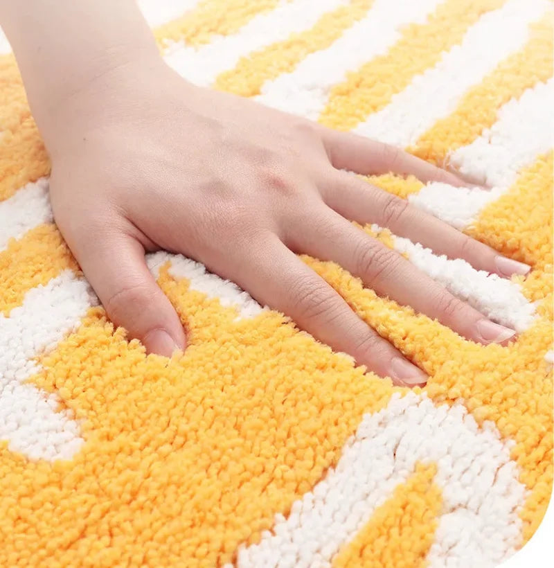 Fruit Carpet Flocking Non-slip Mat