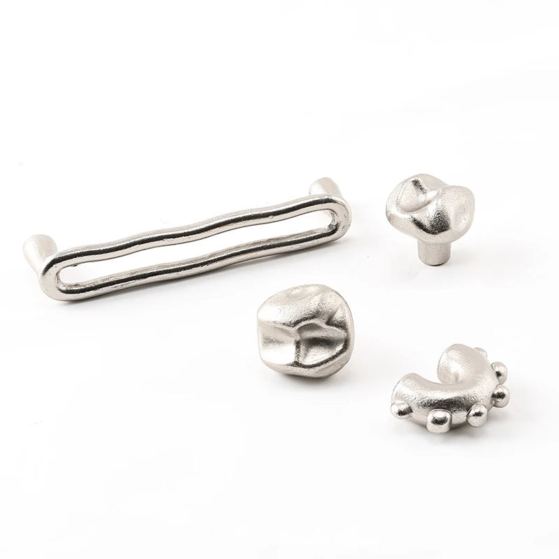 Molten Nickel Silver Cabinet Hardware