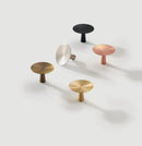 Letifly Lights & Decor - Soren Disc Cabinet Knob - Solid brass round cabinet knob with disc-shaped face in multiple finishes