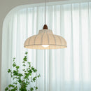 Wabi Sabi Fabric Pendant Lights for Dining Rooms Living Rooms Bedrooms Apartment Ceiling Lights Modern Atmosphere Room Decor-Letifly Lights and Decor